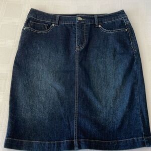 BN, unworn, Style&Co Denim Blue Skirt. Size 8